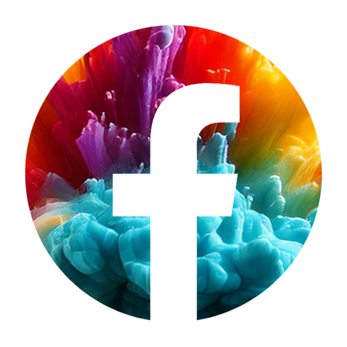 Themed facebook icon 